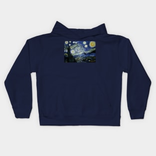 Reproduction of Starry Night Kids Hoodie